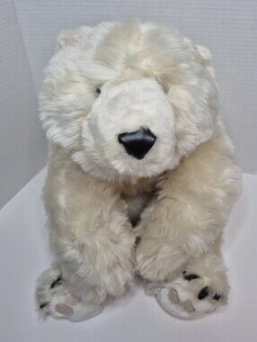 Ditz Design Cream Plush Polar Bear Stuffed Animal 26 inches tall